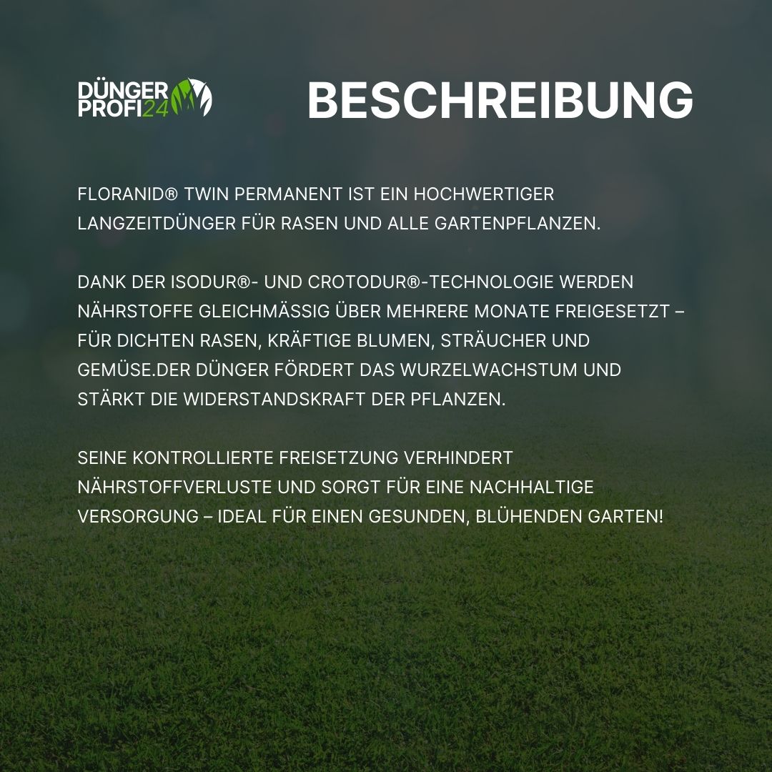 Universal Langzeitdünger - 10 kg Abfüllung aus Floranid® Twin Permanent