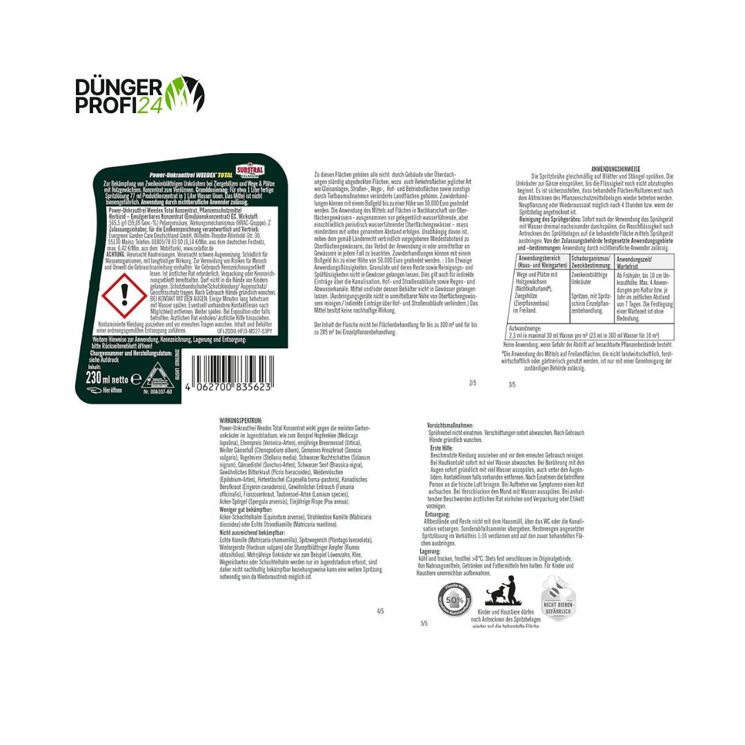 Celaflor® Power-Unkrautfrei WEEDEX TOTAL Konzentrat