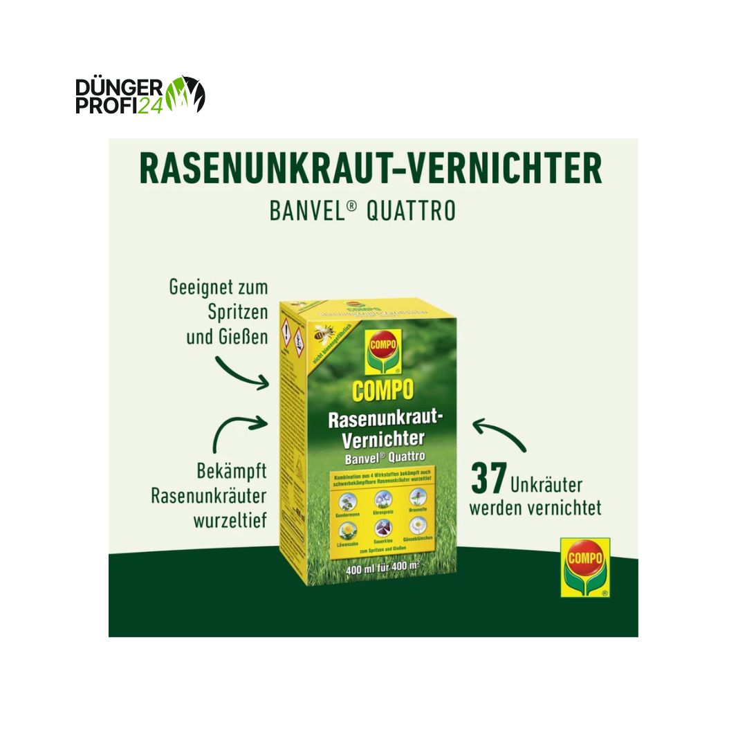 COMPO Rasenunkraut-Vernichter Banvel® Quattro