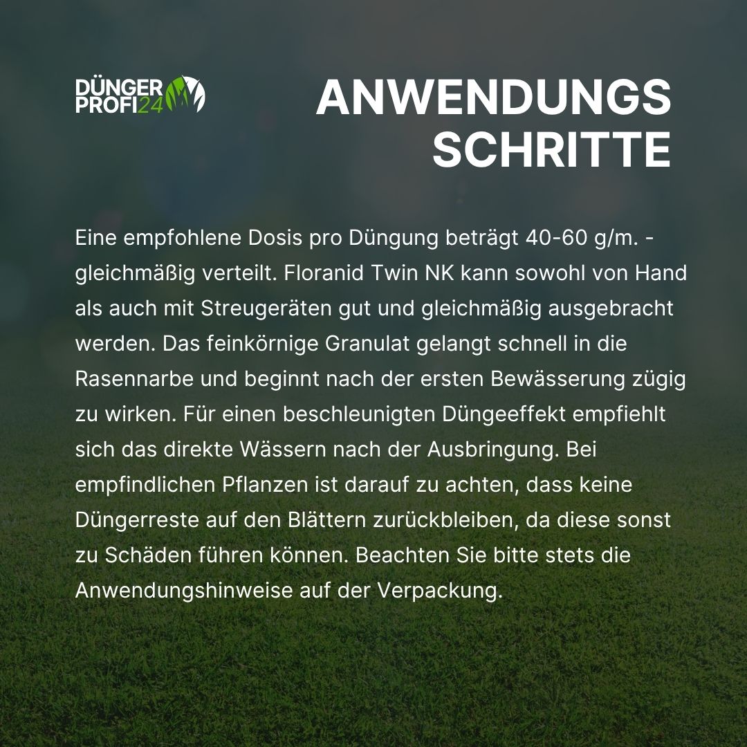 Floranid® Twin NK 14-0-19(+3) | kaliumstarker Herbstdünger