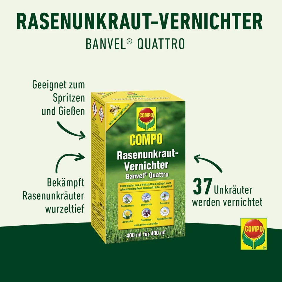 COMPO Rasenunkraut-Vernichter Banvel® Quattro