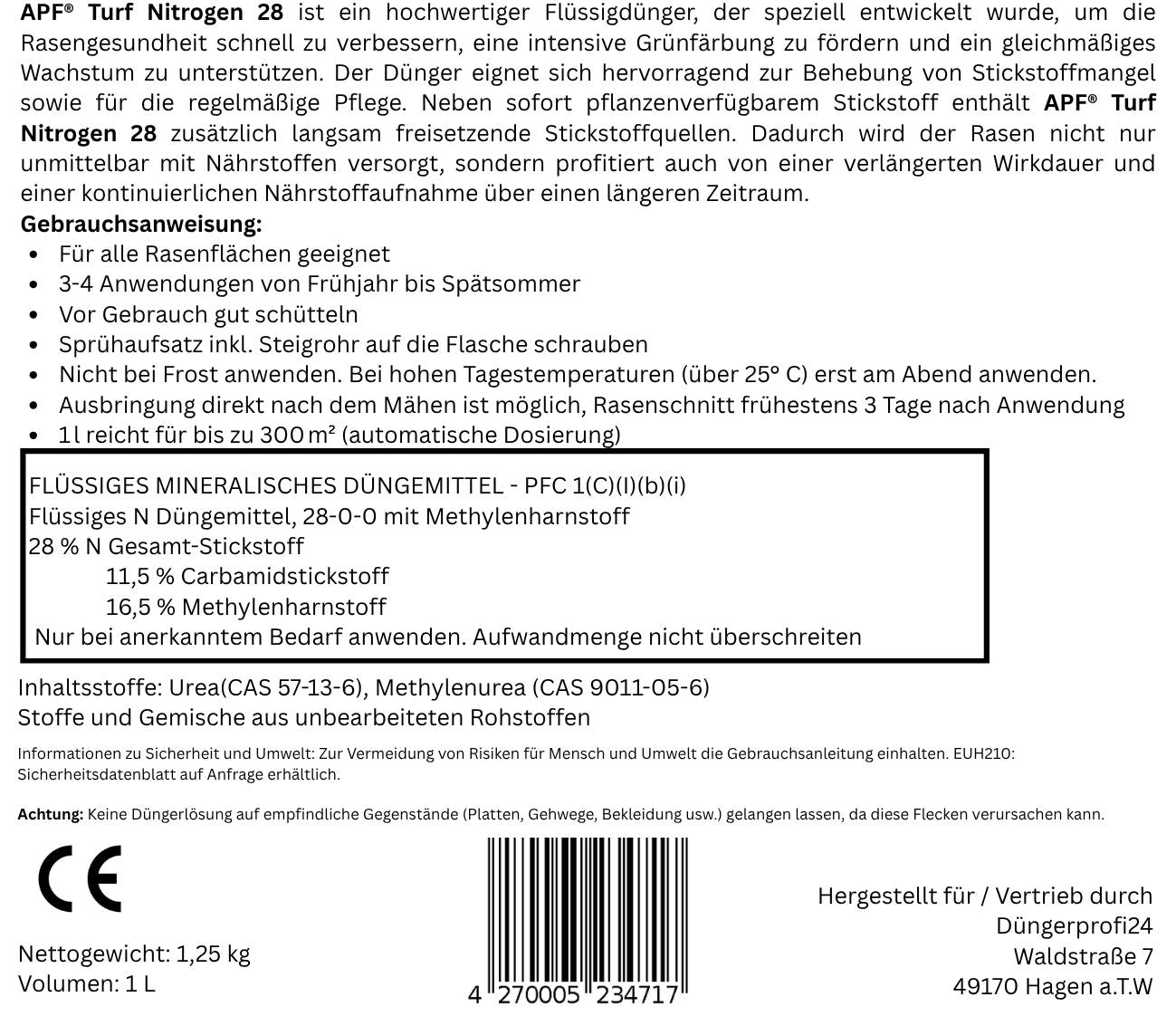 APF® Turf Nitrogen 28