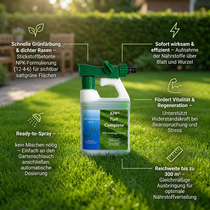 APF® Turf Complete Rasen Flüssigdünger 12-4-6