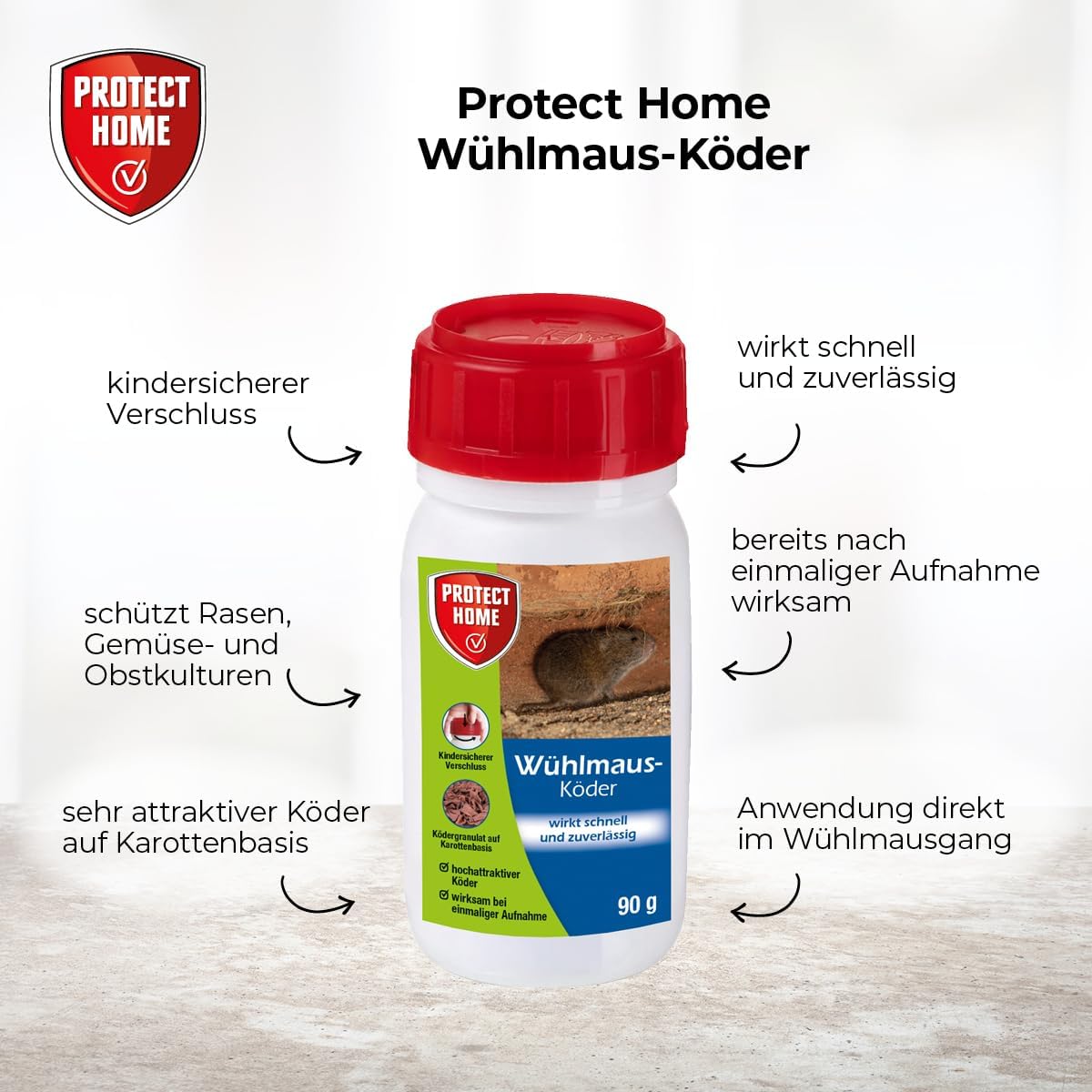 PROTECT HOME Wühlmaus-Köder