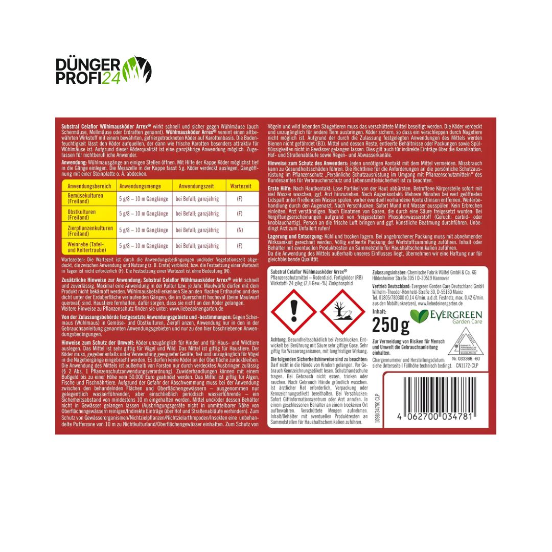 SUBSTRAL® Celaflor® Wühlmausköder Arrex