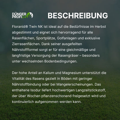 Floranid® Twin NK 14-0-19(+3) | kaliumstarker Herbstdünger