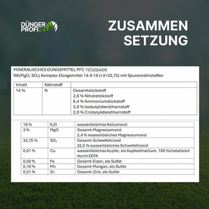 Floranid® Twin NK 14-0-19(+3) | kaliumstarker Herbstdünger